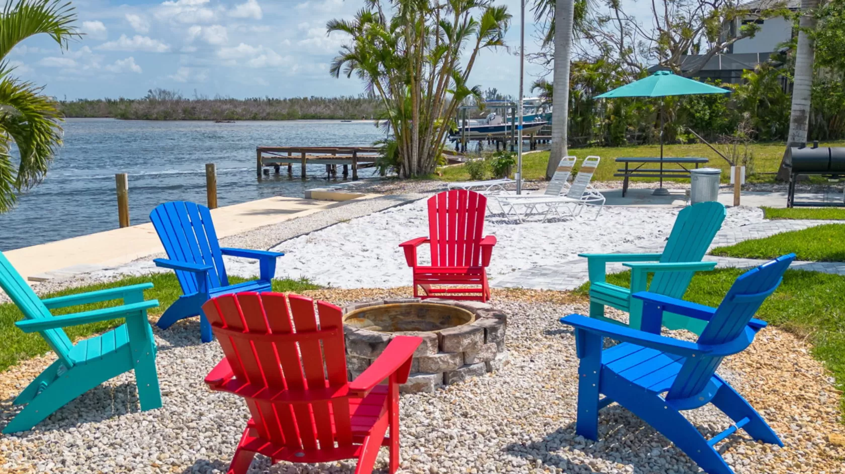 Enjoy a barbeque with your friends at a vacation home rental